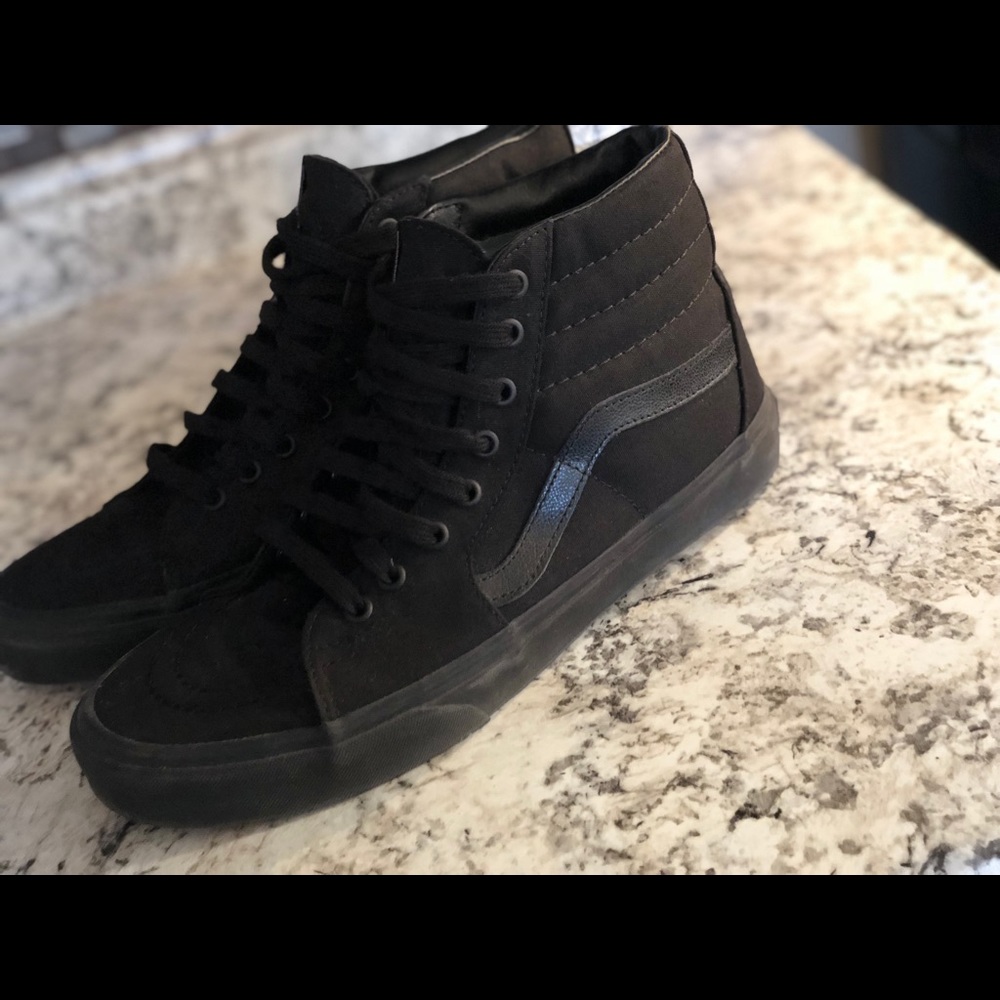 VANS HIGHTOPS BLACK BLACK